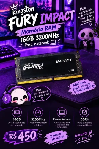 Vendo memória RAM para notebook