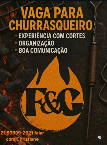 Auxiliar de churrasqueiro