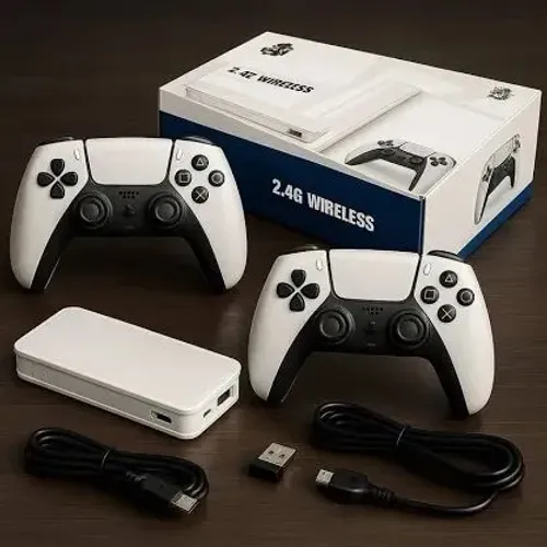 Game retrô m15 com dois controles 