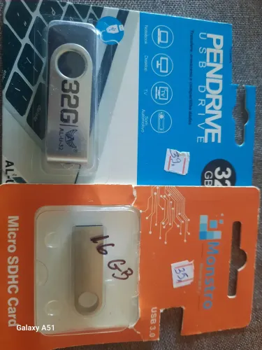 Pen-drives 16GB e 32GB AL-U-32 e Monstro