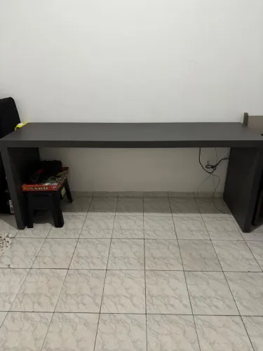 MESA DE MADEIRA MACIÇA 2 METROS - EXTREMAMENTE RESISTENTE!