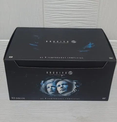 ARQUIVO X as 9 temporadas completas com 53 discos de DVD