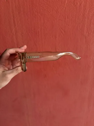 Óculos Evoke Lodown champagne crystal