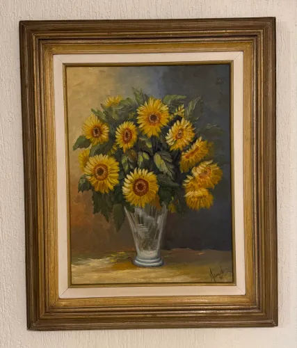 Quadro Decorativo - Girassóis em Vaso