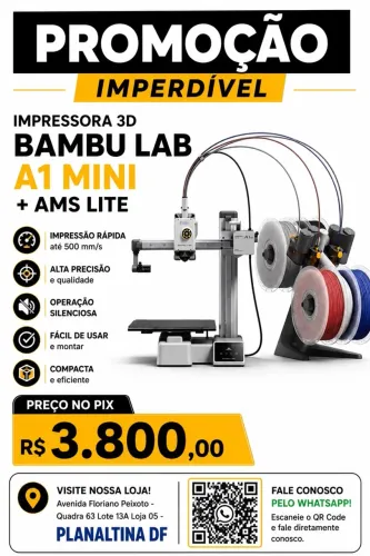 Impressora 3D Nova na Caixa