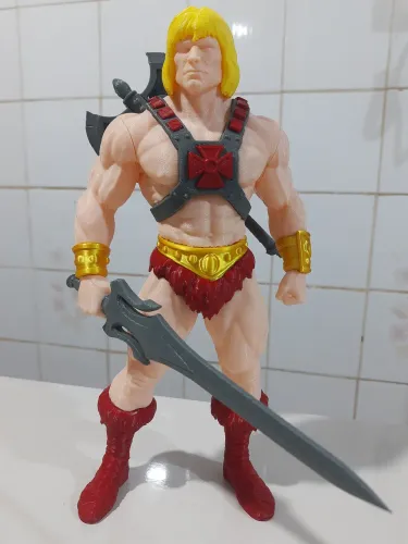He Man figura boneco estátua 3d 30 cm