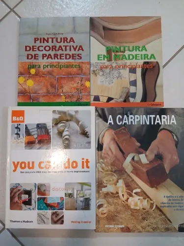 Vendo livros de pintura e madeira Faça vc mesmo