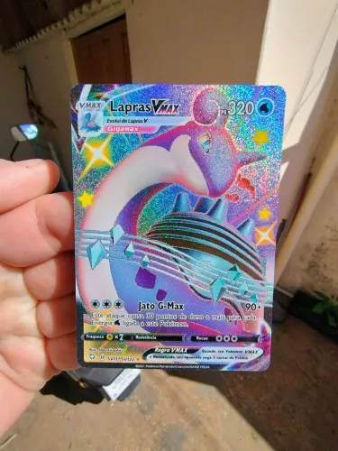 Carta Pokémon Lapras VMAX Destinos Brilhantes Original