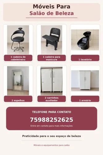 Móveis para Salão de Beleza