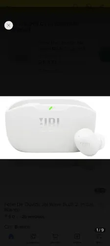 Fone de ouvido jbl original