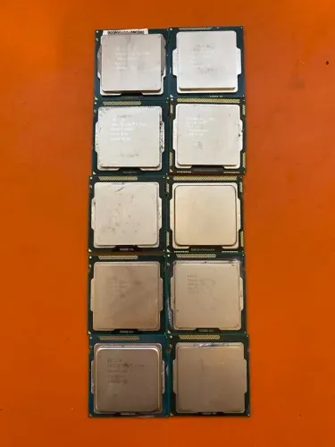 lote de 10 processadores i3 i5 e i7