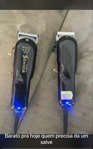 2 máquina de corte sem fio sênior cordless wahl