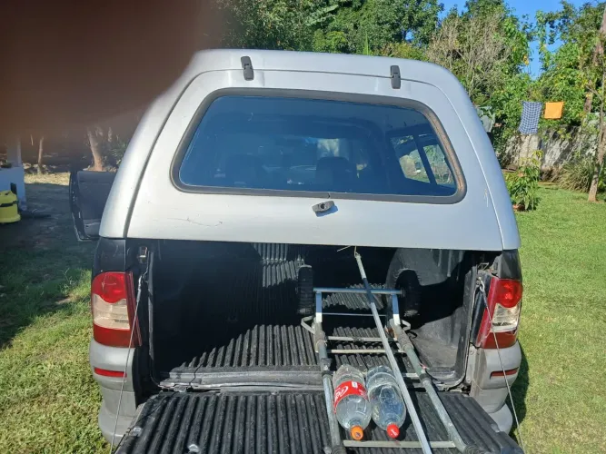 Capota fibra baixa cabine simples strada fiat
