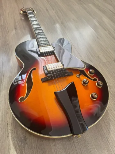 Guitarra Semi Acústica Ibanez Af95 Bs Destro Brown Sunburst Bound Macassar