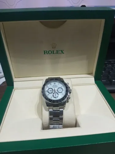 Relógio Rolex Cosmograph Daytona Caixa 40 mm Aço Inox
