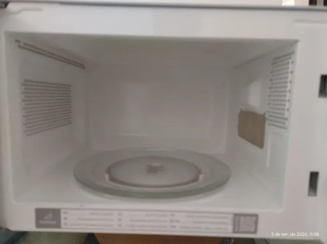 Micro-ondas Electrolux 20L Branco - Para Conserto ou Retirada de Peças.
