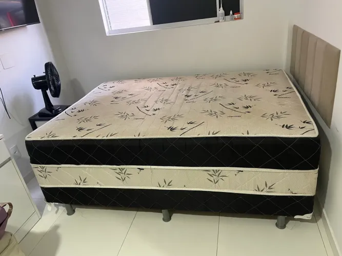 Cama king box casal molas ensacadas 