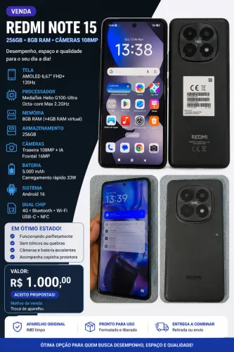 Redmi note 15