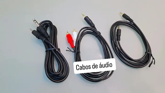 Cabos P2 RCA P2 P2 e P2 P10