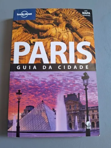 Livro guia de Turismo Paris Lonely Planet