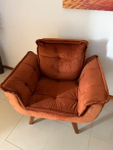 Jogo de poltronas decorativas 