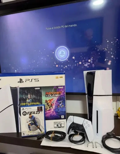 Console ps5 slim mídia física leitor de disco