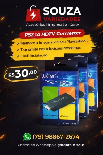Conversor PS2 para HDTV 