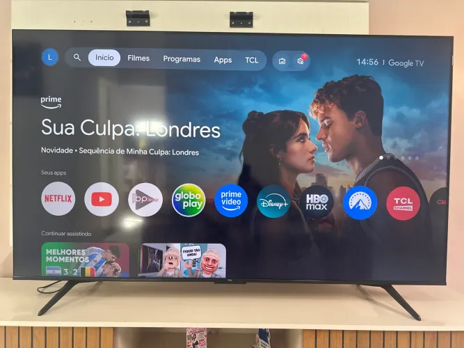 TV Smart,QLED, TCL  65 polegadas Semi nova