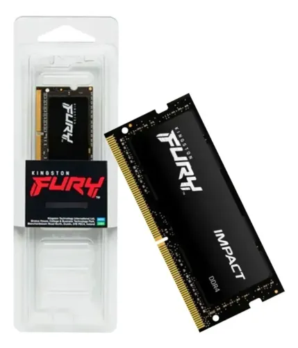 Memória Kingston Fury Impact, 16GB, 3200MHz Para Notebook
