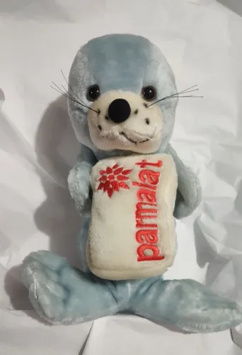 Pelúcia Fofa de Foca Parmalat (usado)