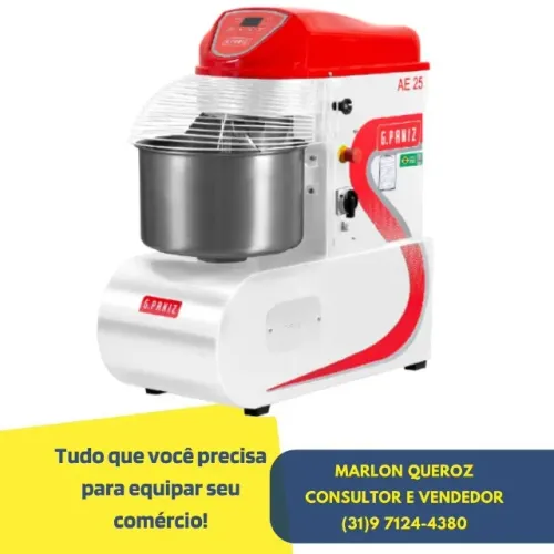 Amassadeira Espiral 25 Quilos G-Paniz Nova