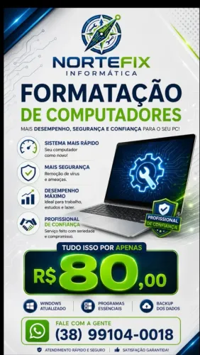 Formatação e instalação de programas