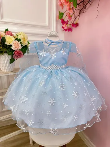 Vestido infantil Frozen