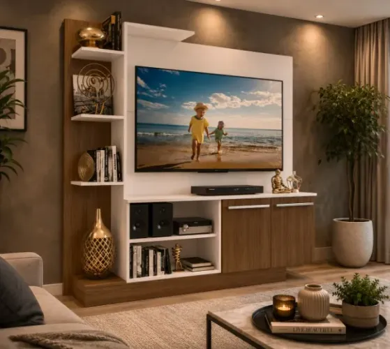 Promoção Estante Marrom 55'' - 11/5/26