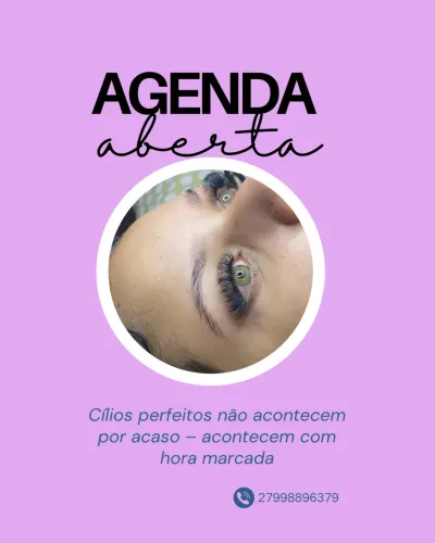 Extensão de cílios 