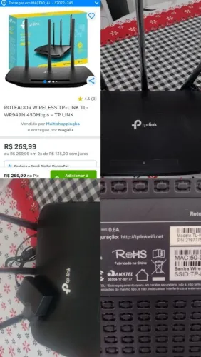 Vendo roteador TP-Link semi novo