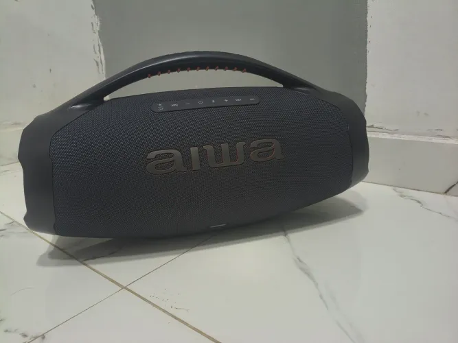 Caixa de Som Boombox Plus AIWA BBS-01-LBL