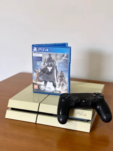 PS4 BRANCO + 20 JOGOS