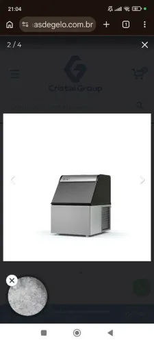 Máquina de gelo Everest egc 50a