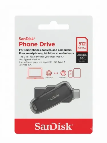 Phone Drive Scandisk 512 GB