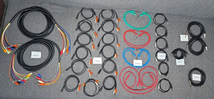 Cabos P10 Neutrik, Hosa, whirlwind, p10 com rca, cabos de Excelência