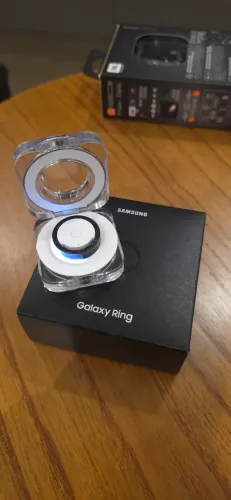 Galaxy Ring Titanio Preto Tamanho 13