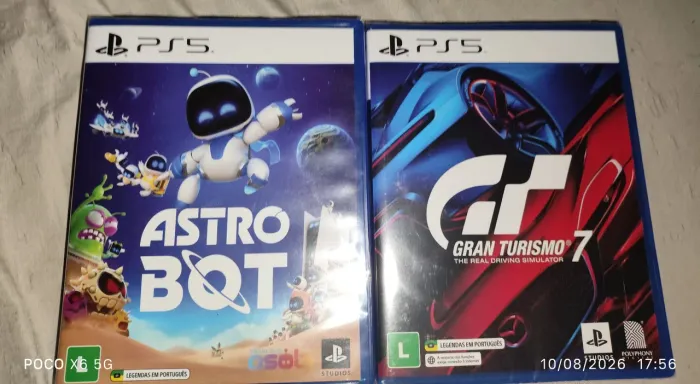 Jogos ps5 ASTRO BOT E GRAN TURISMO 7 LACRADOS