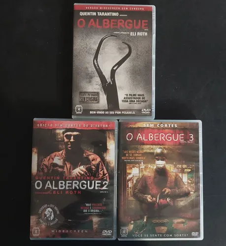 Dvd O Albergue - Coleção Completa Trilogia - Terror - *(Ler Descrição)*