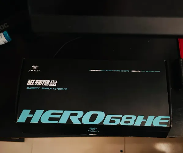 Teclado magnético Aula Hero 68HE switch Jad Emperor magnético o mais topado