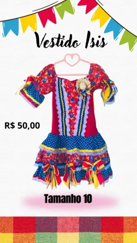 Vestido de festa junina