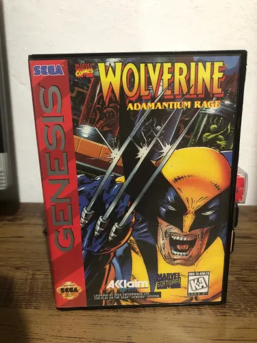 Sega Gênesis Wolverine Adamantium Rage Mega Drive Original Completo