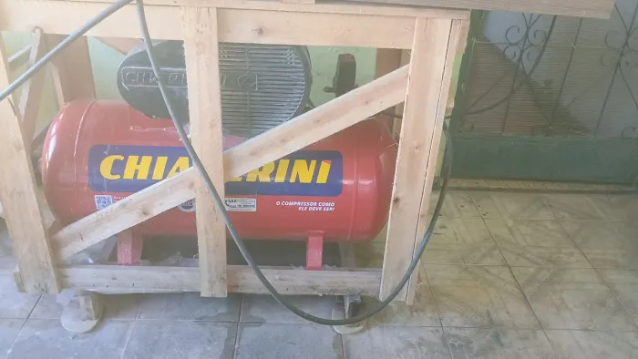 Compressor 110 litros mais acessórios 