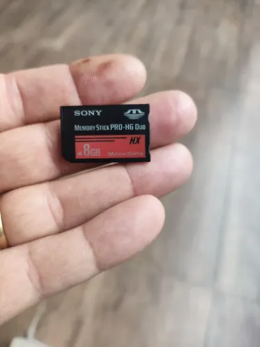 cartão de memória original Sony Memory Stick PRO-HG Duo HX de 8GB