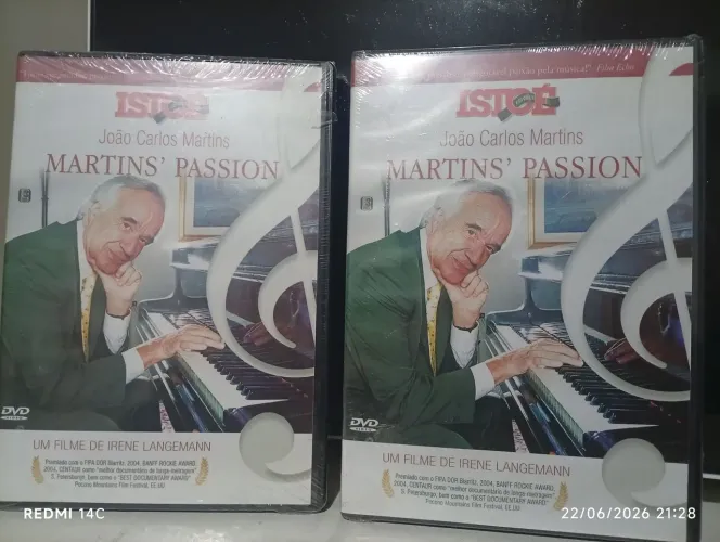 DVD João Carlos Martins Passion LACRADO Documentário Maestro Piano Novo